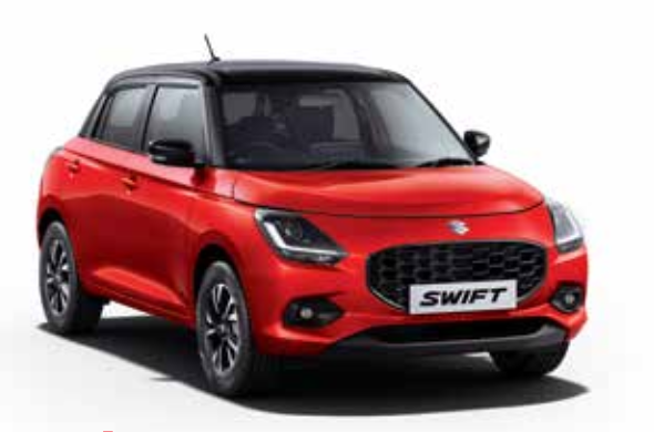 Drive your Sizzling Red with Midnight Black Roof Maruti SWIFT home from Indus Motors 